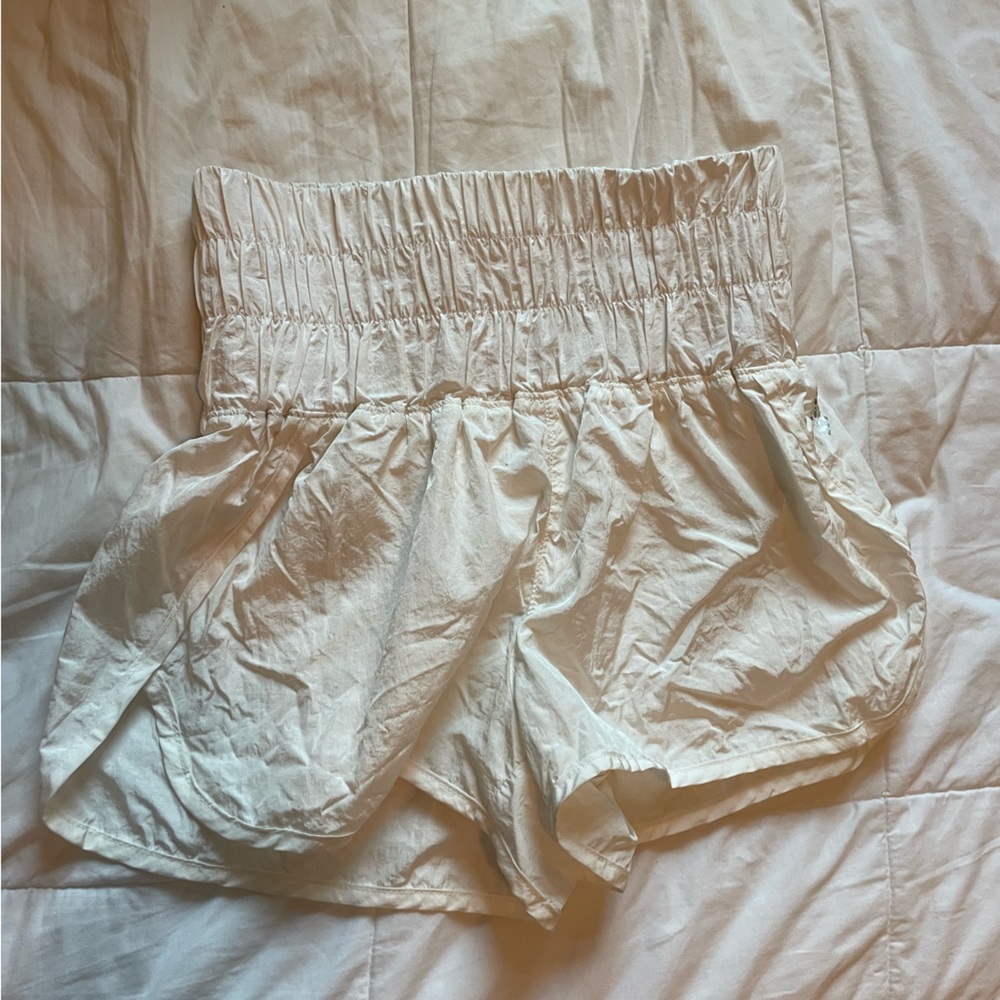 white fp shorts! super cute barley worn